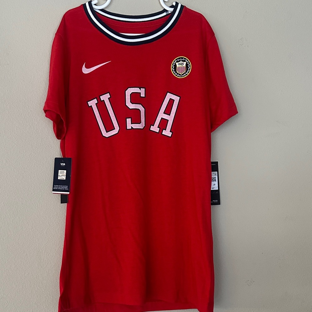 Nike Red USA Graphic Tee